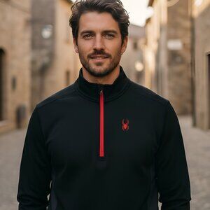 Spyder Men's Outbound Pullover 3/4 Zip Extra Large